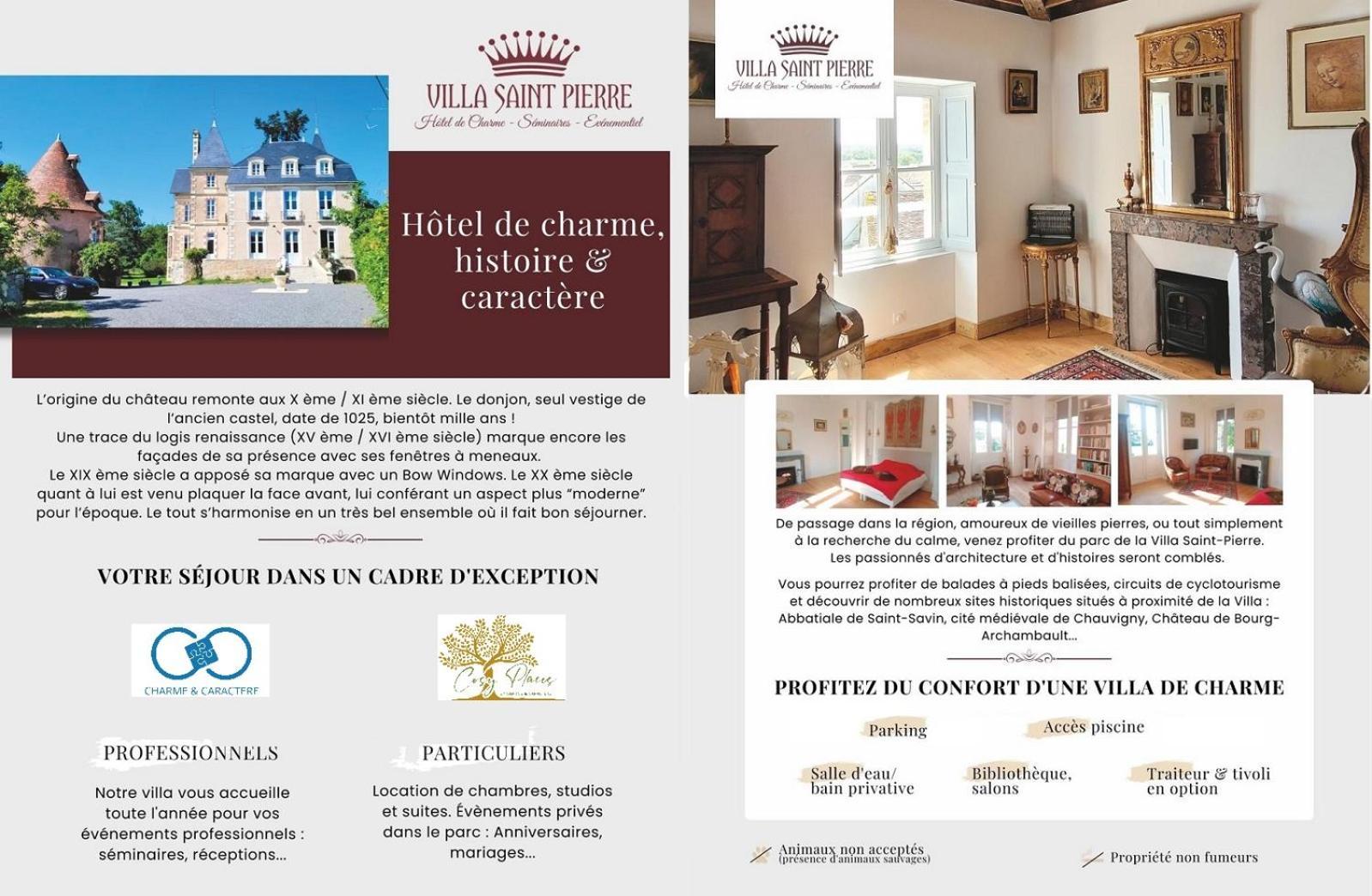 Villa Saint Pierre La Trimouille Buitenkant foto